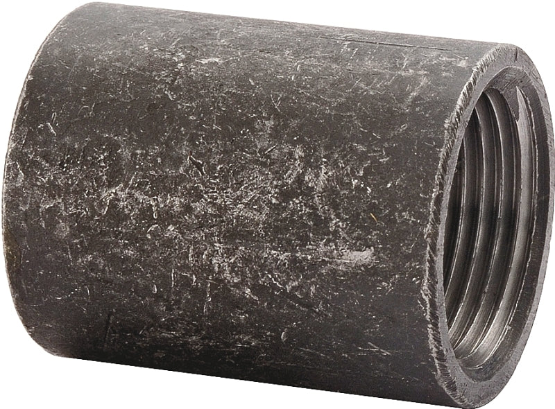 Worldwide Sourcing Bsc 6 Malleable Black Steel Merchant Coupling 1/8"