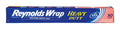 Reynolds Wrap Heavy Duty Aluminum Foil Roll, Thick Heavy Duty Foil for Added Strength and Durability, Secure Easy Open and Close Tab, 12 Inches Wide, 50 Sq. Ft. F28027