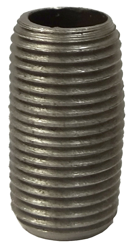 WORLDWIDE SOURCING 1/4XCB 1/4 x close Black Pipe Nipple
