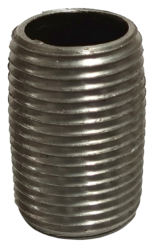 WORLDWIDE SOURCING 3/8XCB 3/8" close Black Pipe Nipple