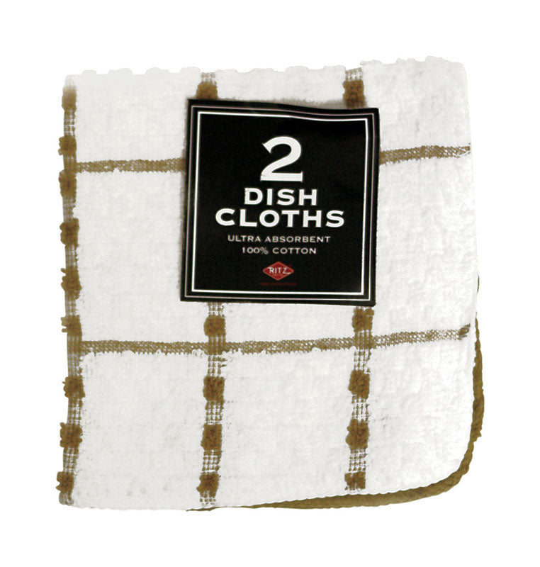 Ritz Biscotti Cotton Dish Cloth 2 pk