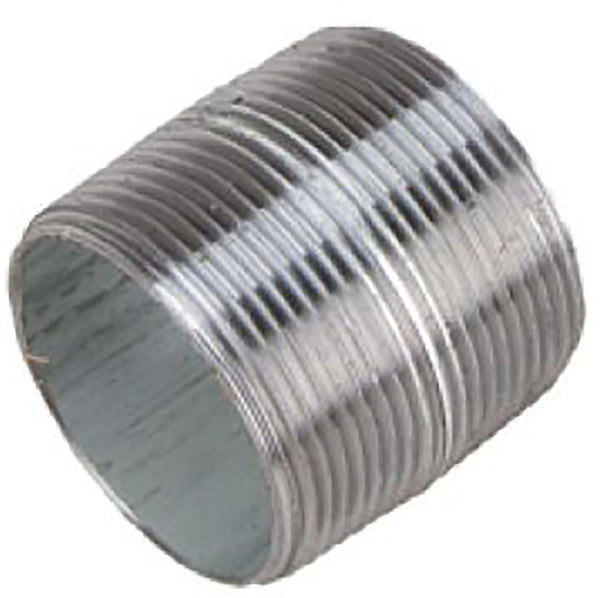WORLDWIDE SOURCING 11/2XCG Galvanized 1-1/2 x close Pipe Nipple