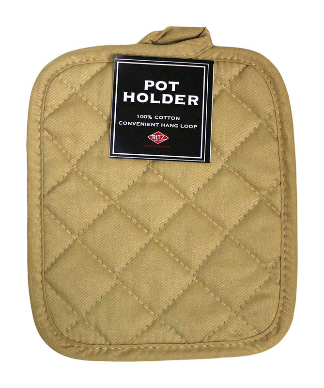 Ritz Pot Holder 100% Cotton Biscotti