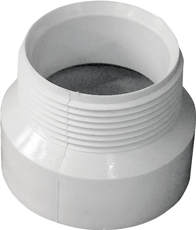 Canplas 192871 PVC DWV Adapter, 1-1/2-Inch, White