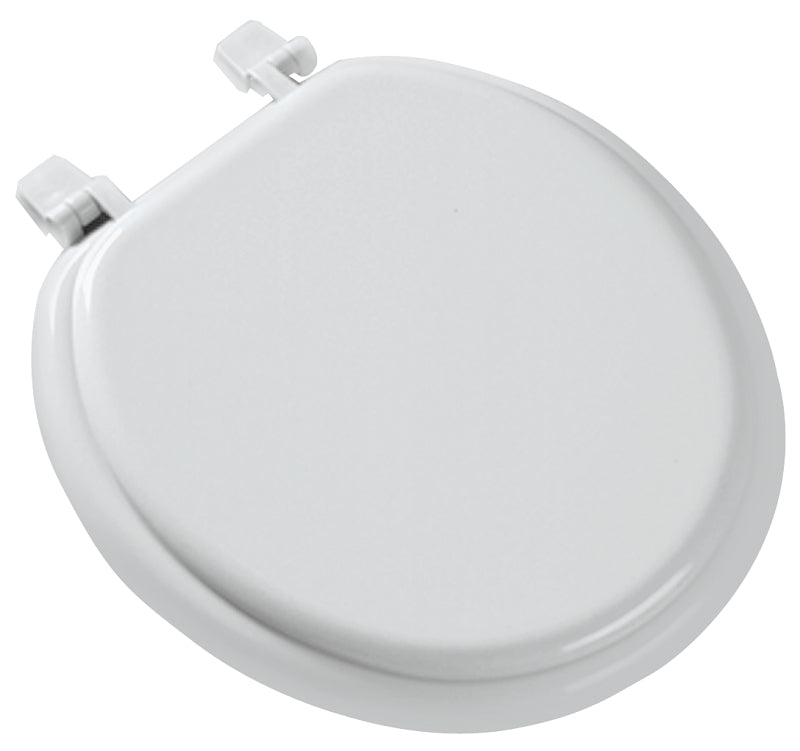 Mayfair 66TT 000 Economy Wood Toilet Seat, ROUND, White