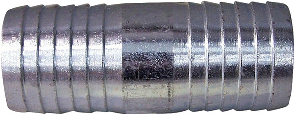 Boshart Industries 0281402 1.25 in. Barb Pipe Coupling44; Galvanized Zinc UNLCS-125