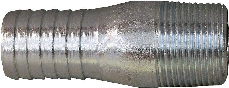 Boshart Industries 0280586 1 in. MPT x Insert Pipe Adapter44; Galvanized Zinc UNLMAS-100