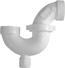 Canplas 193231A PVC P-Trap, 1-1/2 in Hub Connection, White