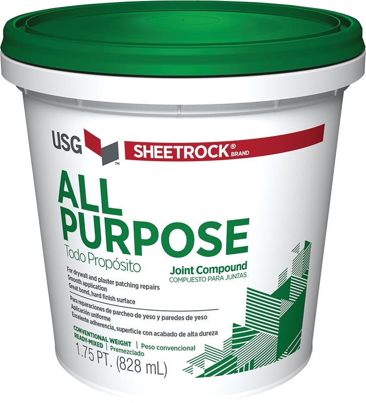U S GYPSUM 380270072 U S Gypsum 380270 Quart Ready-To-Use Joint Compound, Off-White, 1.75 pt(Original)