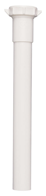 Plumb Pak PP20945 Extension Tube, 1-1/4 in Dia X 12 in L, Slip Joint, PVC