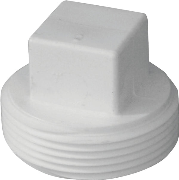 Canplas 193053S PVC DWV C/O Plug MPT, 3-Inch, White
