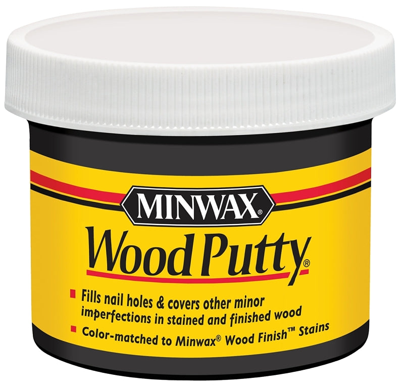 3.8 oz Minwax 9718 Ebony Wood Putty Oil-Based Non-Hardening 13618000