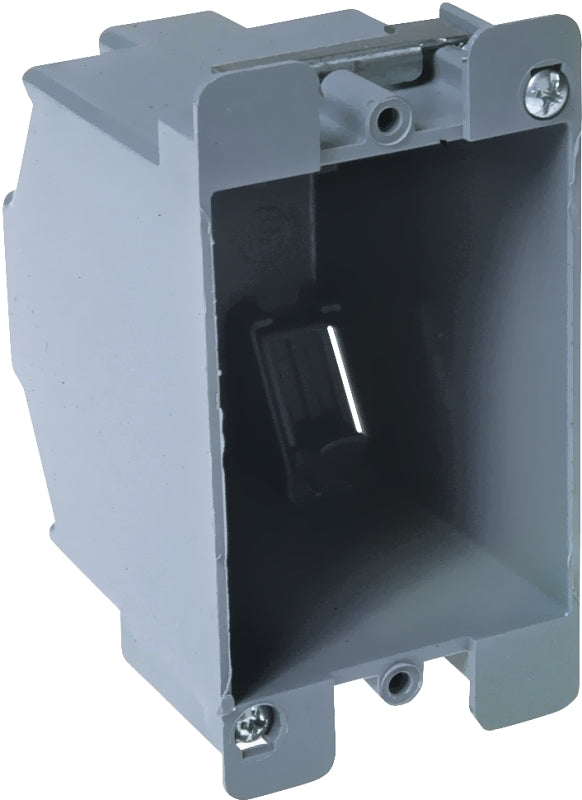 RACO 7887RAC Old Work Cable Box, 1 Gang, 15.3 Cu-in X 3 in L X 2-1/4 in W X 2-7/8 in D, 2-1/4" x 4", Gray