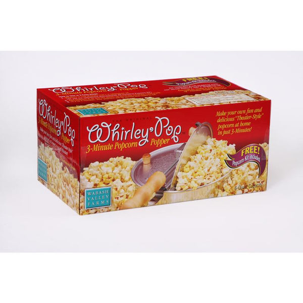Wabash Valley Farms Aluminum 6 Qt Whirley-Pop Popcorn Popper 25008-N