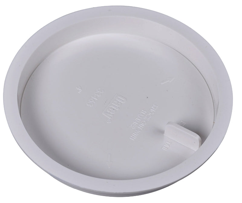 Oatey 39103 4 in. Knock-Out ABS Test Cap, White