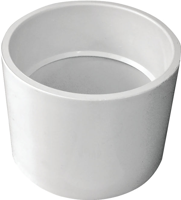 Ipex Canplas 193004 PVC DWV Coupling HXH, 4-Inch, White