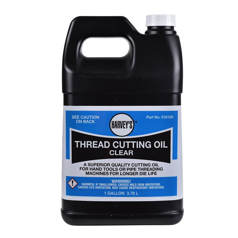 Harvey 16150 0 Thread Cutting Oil, 1 Gal, Liquid, Light Amber To Dark