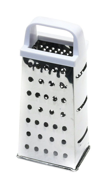 Chef Craft 3-1/2 in. W x 8 in. L Silver/White 4-Sided Pyramid Grater