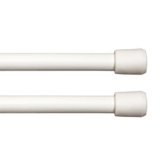 Kenney KN629/1 tension curtain rod, White