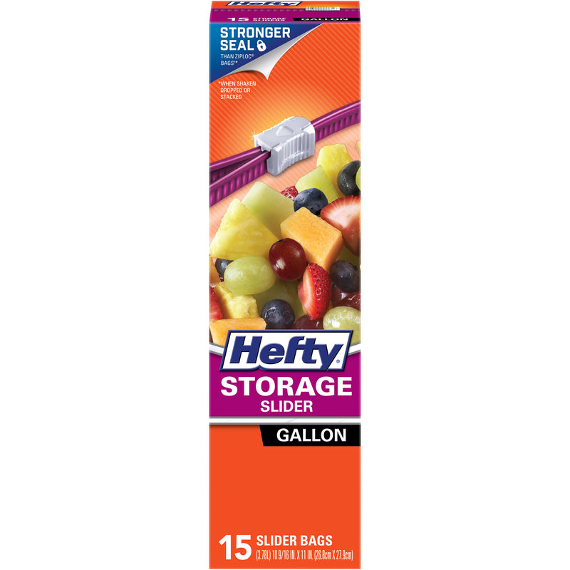 Hefty Zip Storage Bags Gal. 17 / Box