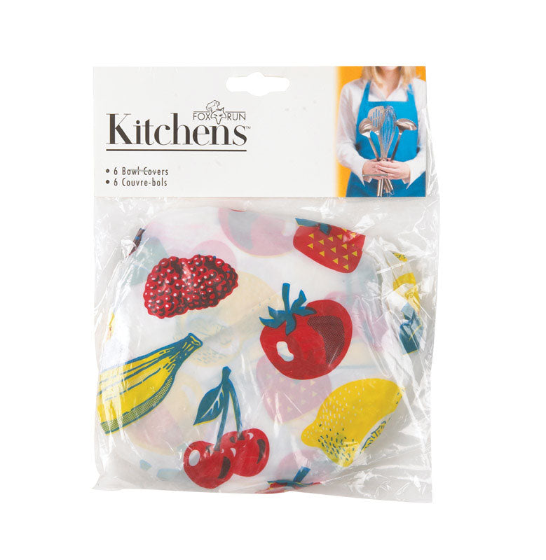 Fox Run, Set of 6, Fruit Bowl Covers Reusable