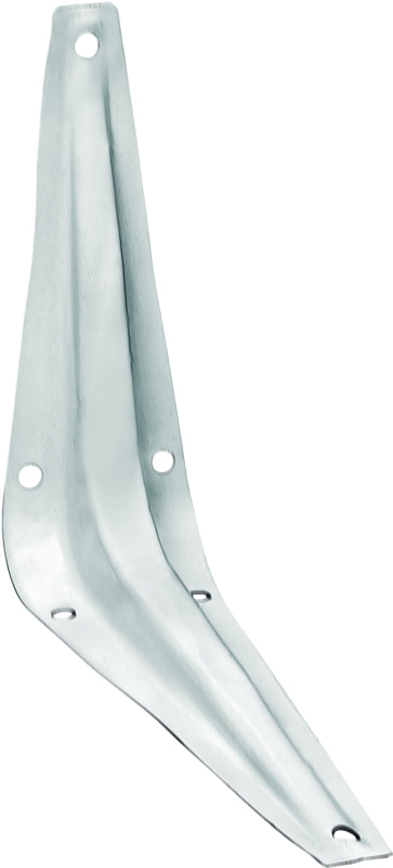 NATIONAL N172-619 Shelf Bracket, 12" x 14", Gray