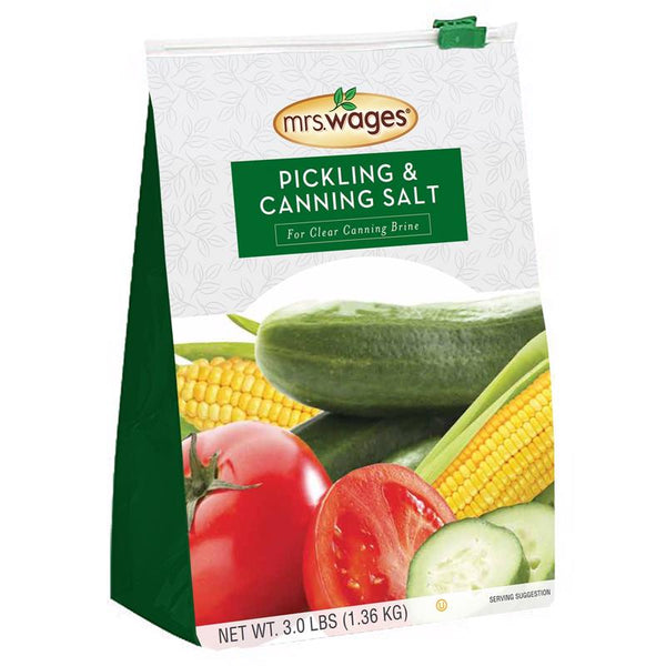 Mrs. Wages Pickling & Canning Salt, 48-oz. (3-Lbs.) W510-B4425