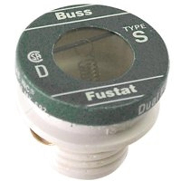 Bussman BP/S-6-1/4 6-1/4 Amp Dual-Element Time-Delay Rejection Base Plug Fuse