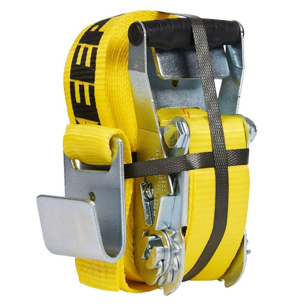 Keeper 04623 2" x 27' Ratchet Tie-Down with Flat Hooks