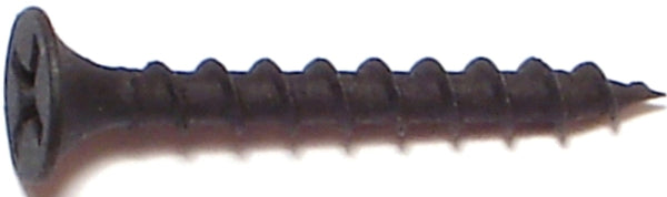 Hard-to-Find Fastener 014973232603 Midwest Drywall Screw, No 6 X 1-1/4 in, Phosphate, Black 10507
