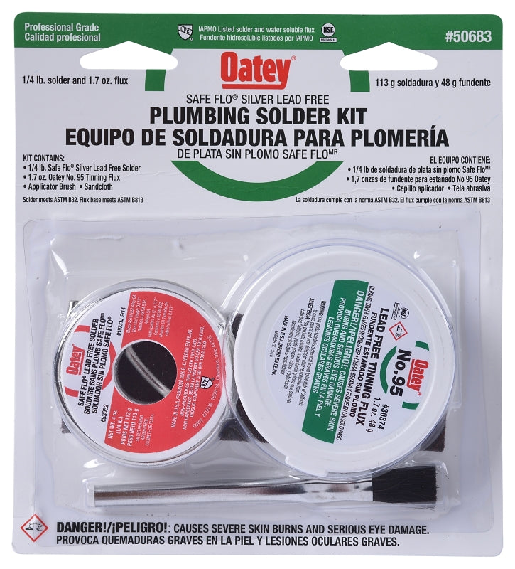 Oatey 50683 1/4lb Silver Safe Flo Solder