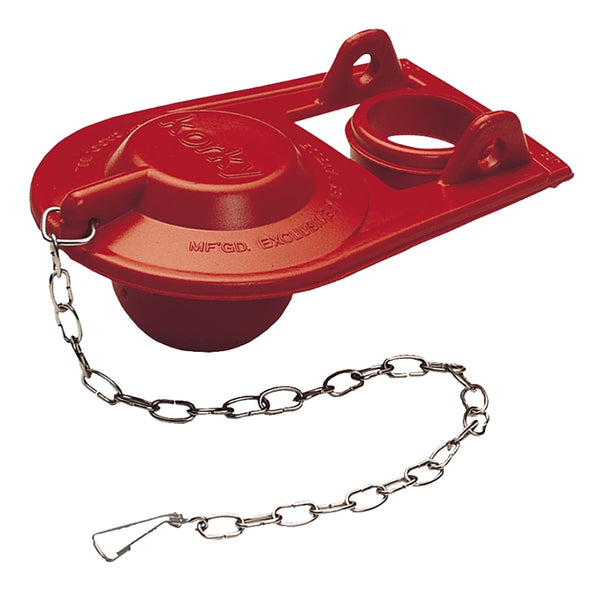 Korky 2000BP Classic Plus Flapper, Red