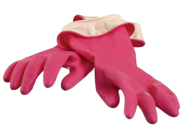 Casabella 46060 Premium Waterblock Gloves, Large, 1-Pair, Pink 8546060