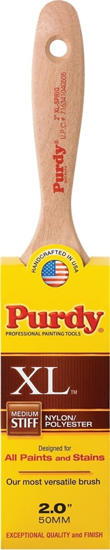 Purdy 144380320 XL Series Sprig Flat Trim Paint Brush, 2 inch