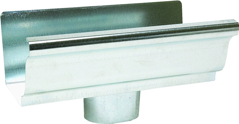 AMERIMAX HOME PRODUCTS 29010 5-Inch Mill Finish Steel End with Drop