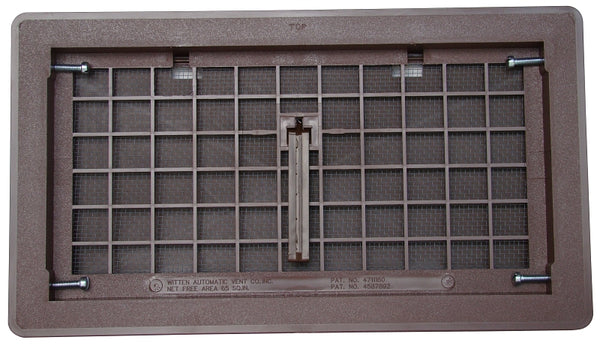 Witten Automatic Vent Manual Fndtn Vent W/Damper BRW 500BR