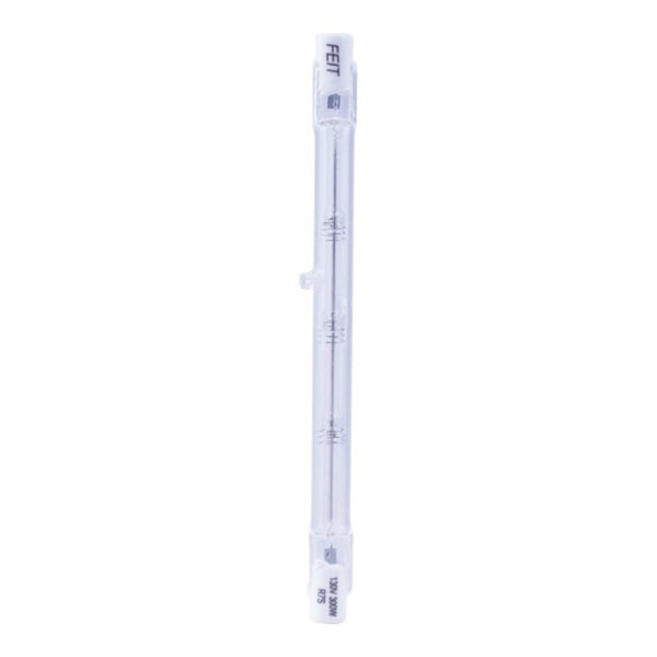 Feit Electric 2-Pack 300-Watt T3 RSC Base Halogen RS Light Bulbs BPQ300T3/CL/RS/2