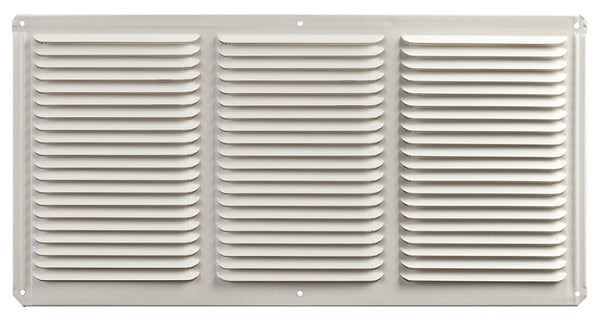 LL Building Products Eave Vent 16x8in Wht Alum Scr EAC16X8W