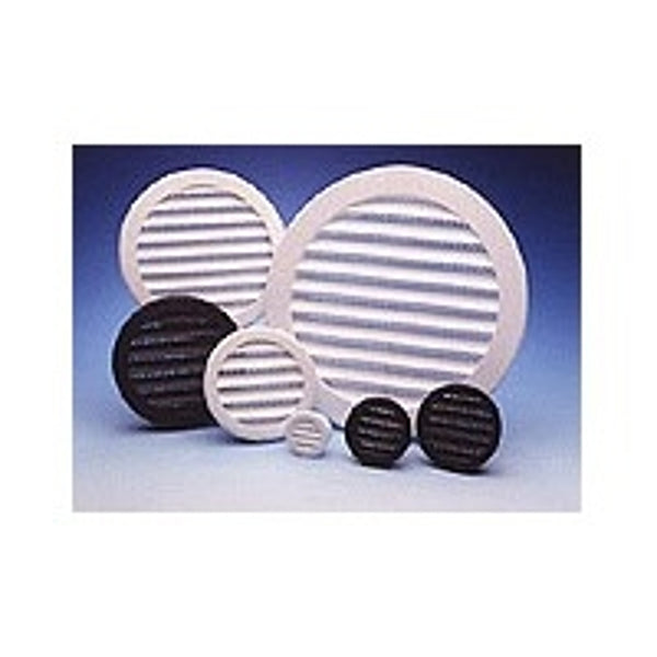 Maurice Franklin Screen Louver 1in Wht Rnd Pls PLW100 1"