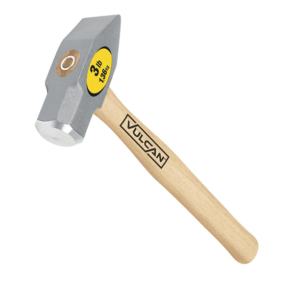 Mintcraft Vulcan 34516 Hammer, 3 lb Head, Cross Pein Head, Steel Head