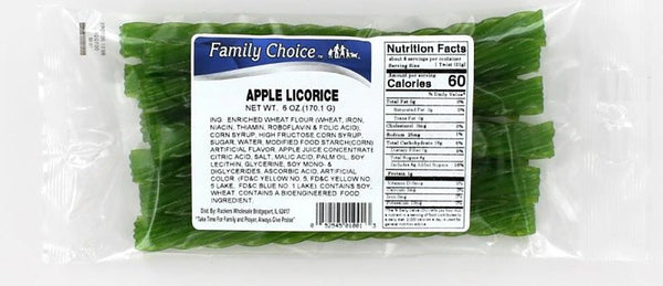 Rucker'S Candy 6 Oz Apple Licorice12 1001 (12-Pack)