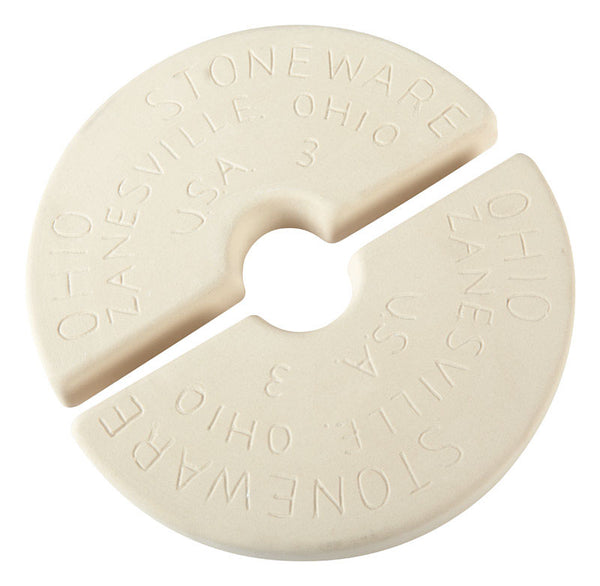 Ohio Stoneware Preserving Weight for Crock, 3-Gal. 11679