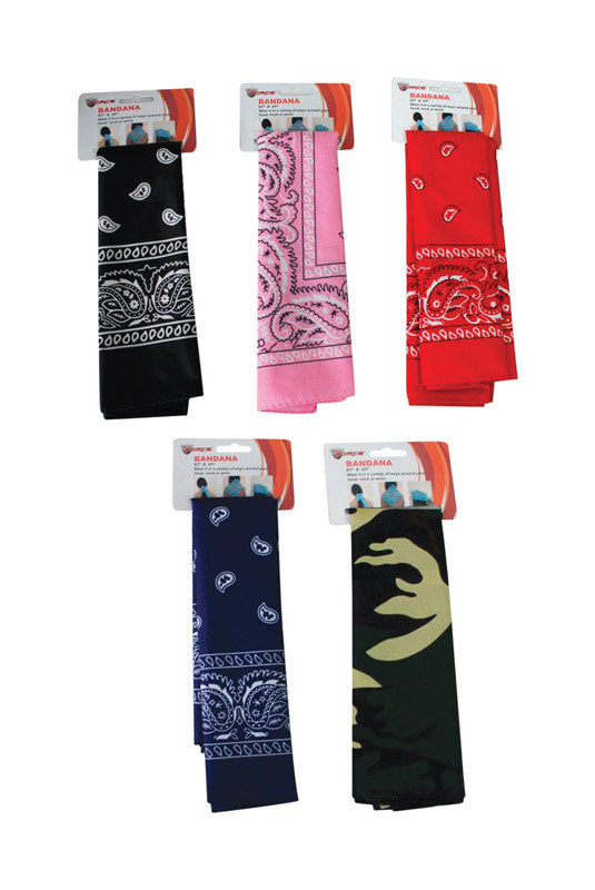Diamond Vision Bandanas 21" Asstd 11-1203 (48-Pack)
