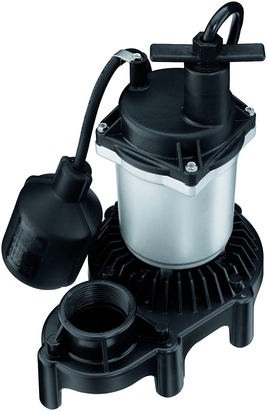Pentair Water Pumps 2161 Simer 2905 Automatic Submersible Sump Pump With Tethered switch, 1260 Gph, 1/4 Hp, 115 Vac, 0.25 2161/2905