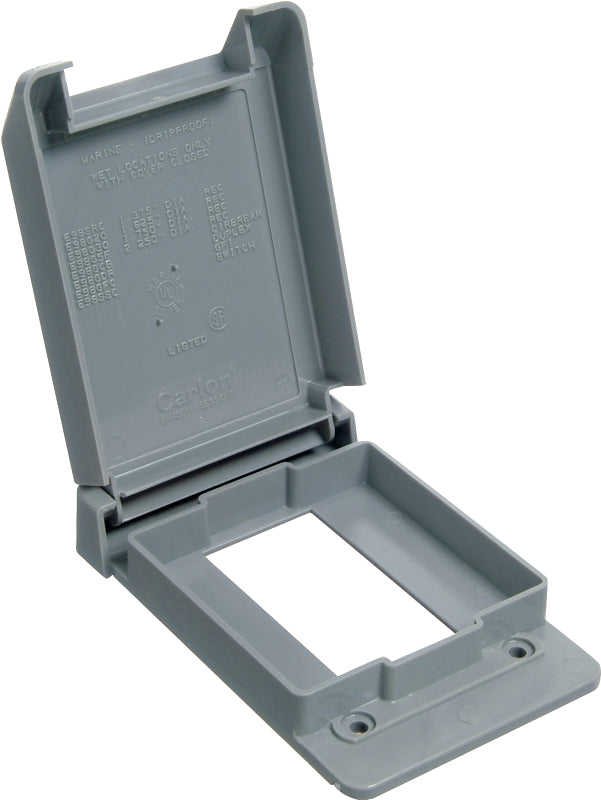 Carlon Lamson & Sessons E98GFCN-CAR Single Gang Weatherproof GFCI Box Cover
