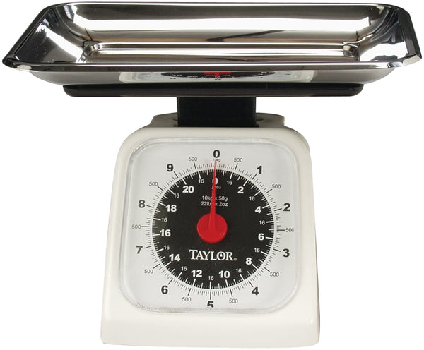 Taylor Scale Household 22# 22 lb Silver/White 3880