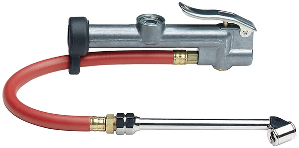 Tru-Flate 17-850 10-20 PSI Deluxe Inflator Gauge with 12" Hose and Dual Foot Chuck
