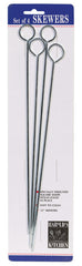Harold Import 43169 Food Skewer, Silver