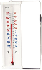 Taylor Precision Products Window Thermometer, White, 1 Pack