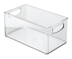 iDesign Stackable Clear Plastic Bin 64530
